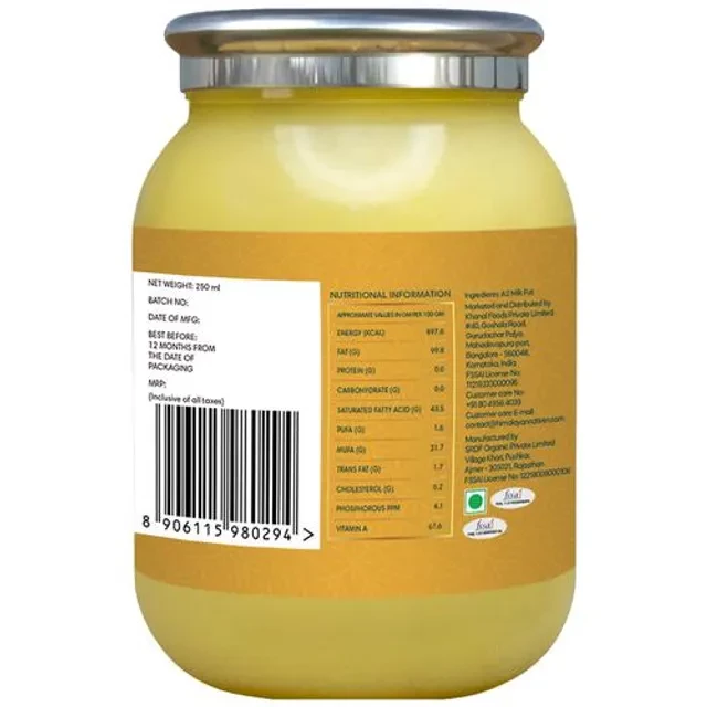 Himalayan Natives Cow Ghee-Tuppa - A2 Gir Bilona, 250 ml-3.webp